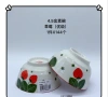 The 2020 Internet celebrity bestseller series: 4.5-inch Golden Plain Bowl Premium Strawberries details Picture